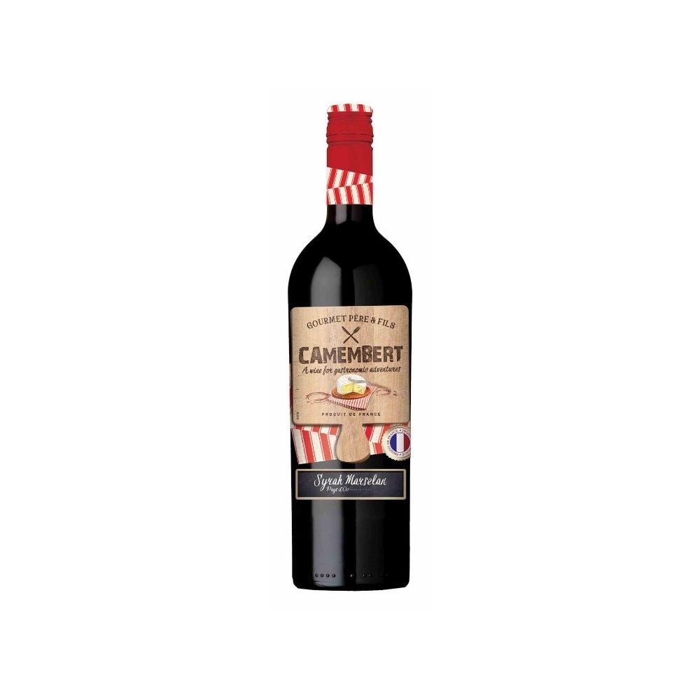 VINO CAMEMBERT SYRAH MARSELAN 6/750 - GOURMET PERE & FILS - Compralo en CorinneRegalos.com