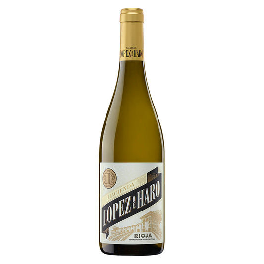 VINO HACIENDA LOPEZ DE HARO BLANCO 6/750 - LOPEZ DE HARO - Compralo en CorinneRegalos.com